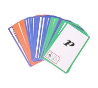50 PCS Música Tarjetas Flash Flash Teoría de la Teoría de Notas Flash con Colores Brillantes y Esquinas Redondeadas para Aprender