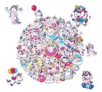 50 Pcs Pegatinas Niños, Set de Pegatinas, Unicornio Pegatinas Lindos Impermeable Pegatinas, Stickers Infantiles, para Scrapbooking, Portátil, Coche, Maleta, Monopatín, Botella, Guitarras