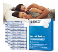50 Pcs Transparente Nasales Antironfados,Roncar Nasal Strips,Dilatador Nasal, Tiras nasales Antironfados Para Dormir,Ayuda a Dejar de Roncar y Alivio de la Congestión Nasal