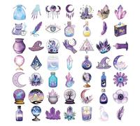 50 pegatinas con diseño de brujas, resistentes al agua, para álbumes de recortes, portátiles, diarios, fundas de teléfono, álbum, equipaje, diario