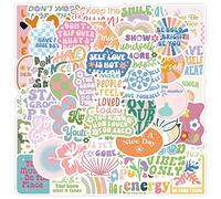 50 Pegatinas Danesas de Colores Tipo A - Grafiti de Acuarela para Libros, Álbumes de Fotos, Teléfonos Móviles y Frigoríficos