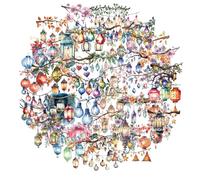 50 pegatinas decorativas estéticas impermeables para mascotas, para álbumes de recortes, diario, funda para teléfono portátil, pegatinas de equipaje para manualidades infantiles