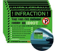 50 pegatinas francesas que te parqueas como un de negocios, 7,5 x 5,5 pulgadas. Te has estacionado como un idóneo adhesivo multiraasons de mal estacionamiento notas divertidas