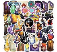 50 pegatinas mágicas para niños niñas adolescentes divertidas pegatinas de vinilo de brujería