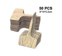 50 Pieces Bamboo Plant Labels Gardening Markers Nursery Tags for Seed Tw