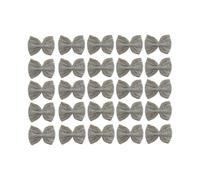 50 Pieces Of Burlap Bow Tie Set Diy Jute Bow Tie Retro Burlap Bow Tie Christmas Tree Ornament Decoration Wedding Christmas Day Holiday Supplies Yellow