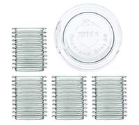 50 pieza Weck weckde CKEL Tapa de repuesto 60 mm, para tarros de conservas herméticos de 80 ml, 140 ml, 160 ml y 220 ml Vasos W