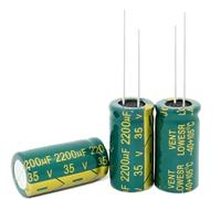 50 piezas 25 V 35 V 100 V 50 V 63 V 16 V 450 V 400 V 2200 UF 470 UF 3300 UF 1000 UF 4700 UF 47 UF 22 UF Alta frecuencia baja resistencia(4004V 7UF 16 25 mm)