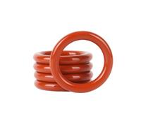 50 piezas 29x32x1,5mm de sellos en O de estanqueidad en silicona roja, diámetro interno 29mm, diámetro externo 32mm, diámetro de sección 1,5mm