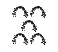 50 Piezas 4 Pines PWM Extensión de Ventilador Cable de Alimentación Conector Caso Macho A Hembra Cables Extensibles Compatibles con Ventilador de 4