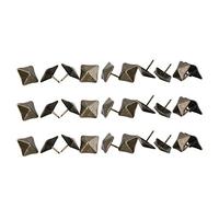 50 piezas alfileres antiguos de cabeza cuadrada, puerta de tapicería clavo cian bronce hierro chincheta clavo caja de caja antigua sofá sofá tachuela decorativa clavo cuadrado uñas 12-19mm(19x20mm)
