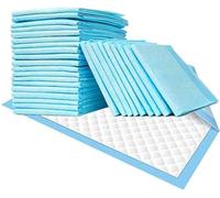 50 Piezas Almohadillas Desechables para incontinencia 60x90cm Azul, absorbencia, Protector para Cama, Almohadillas de higiene Empapadores Desechables para Adulto Unidades de Empapadores