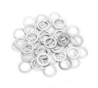 50 piezas Anillos de juntas de sellos de arandela de tapón de drenaje de aceite - Apto para CX-5, MX-5 - Reemplaza OE 9956-41-400 - Previene fugas de aceite, garantiza un sellado