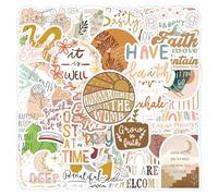 50 Piezas Boho stickers Bohemias Pegatinas de Vinilo Impermeables para Scrapbooking Laptop Ordenador Portátil Guitarra Skate Teléfono Móvil