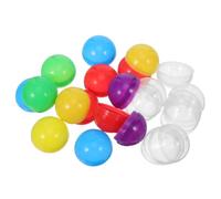 50 Piezas Bola Sorpresa Redonda de Plástico Rellenable | Tamaño 28mm, Uso en Fiestas y Aula, Apoyo al Trabajo en Equipo, Segura y Resistente