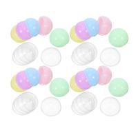 50 Piezas Bolas de Cápsula de Juguete Redondas de Plástico | Rellenables para Cajas de Dulces de Boda, Uso en Bingo Escolar, Hogar y Regalos Pequeños