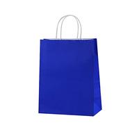 50 Piezas Bolsas Kraft, Bolsas Kraft Bolsa de Regalo de Compras para Fiestas Infantiles Boda Navidad Cumpleaños Ceremonias de Graduación Aniversarios Baby Shower Bautizo-14-21x11x27cm(8x4x11in)