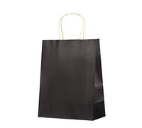 50 Piezas Bolsas Kraft, Bolsas Kraft Bolsa de Regalo de Compras para Fiestas Infantiles Boda Navidad Cumpleaños Ceremonias de Graduación Aniversarios Baby Shower Bautizo-6-21x11x27cm(8x4x11in)