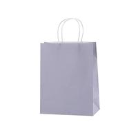 50 Piezas Bolsas Kraft, Bolsas Kraft Bolsa de Regalo de Compras para Fiestas Infantiles Boda Navidad Cumpleaños Ceremonias de Graduación Aniversarios Baby Shower Bautizo-9-15x8x21cm(6x3x8in)