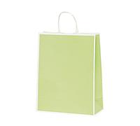 50 Piezas Bolsas Kraft, Bolsas Kraft Bolsa de Regalo de Compras para Fiestas Infantiles Boda Navidad Cumpleaños Ceremonias de Graduación Aniversarios Baby Shower Bautizo-17-21x11x27cm(8x4x11in)