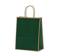 50 Piezas Bolsas Kraft, Bolsas Kraft Bolsa de Regalo de Compras para Fiestas Infantiles Boda Navidad Cumpleaños Ceremonias de Graduación Aniversarios Baby Shower Bautizo-19-21x11x27cm(8x4x11in)