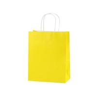 50 Piezas Bolsas Kraft, Bolsas Kraft Bolsa de Regalo de Compras para Fiestas Infantiles Boda Navidad Cumpleaños Ceremonias de Graduación Aniversarios Baby Shower Bautizo-13-21x11x27cm(8x4x11in)