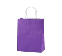 50 Piezas Bolsas Kraft, Bolsas Kraft Bolsa de Regalo de Compras para Fiestas Infantiles Boda Navidad Cumpleaños Ceremonias de Graduación Aniversarios Baby Shower Bautizo-10-21x11x27cm(8x4x11in)