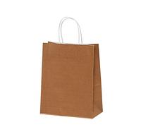 50 Piezas Bolsas Kraft, Bolsas Kraft Bolsa de Regalo de Compras para Fiestas Infantiles Boda Navidad Cumpleaños Ceremonias de Graduación Aniversarios Baby Shower Bautizo-11-15x8x21cm(6x3x8in)