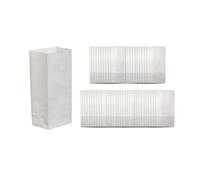 50 Piezas Bolsas Papel Kraft Blanca, Bolsas Pequeñas Para Regalos, Bolsas Para Chuches, Para Pan, Dulces, Regalos, Galleta, 18 * 9 * 5,5cm