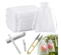 50 Piezas Bolsas para Uvas en Parra,Bolsa De Protección De Frutas 30x20 cm