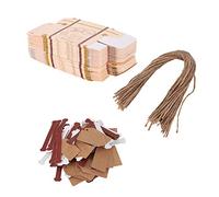 50 Piezas Cajas de de Maleta Vintage Elegante Diseño de Mini Maleta Bolsas de de Dulces con Etiquetas y Cuerdas para Temas de Viaje Boda Despedida de Soltera Fiestas de Baby