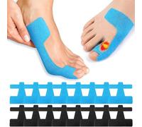 50 Piezas Cinta Kinesiológica para Hallux Valgus, Precortadas Vendaje Precortado para Hallux Valgus, para Dedos y Pies Mujeres y Hombres, Suave, Transpirable y Delicada