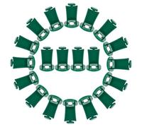 50 Piezas Clip de Fijación para Invernadero, PP, Canal de Techo | Instalación en Canal, Sujeción Segura, para Materiales Aislantes, Balcones y Horticultores