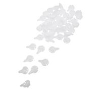 50 Piezas Clip de Varillaje del Limpiaparabrisas, Plástico Blanco | Montaje Manual sin Herramientas, Resiste Sacudidas, Sujeta el Mecanismo con Firmeza, Repuesto para Vehículos