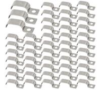 (50 piezas) clips de montaje de tira de luz, soportes de fijación de manguera para 2 piezas de manguera de φ5 mm