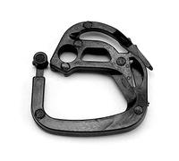 50 Piezas Clips Fijos para Red De Sombra De Invernadero Abrazaderas De Sujeción Negras para Plantas Jardín Flores Y Vides Material Resistente para Cultivo Exterior Y Protección Solar