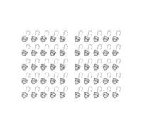 50 Piezas Colador de Té Infusor de Bola de Té de Acero Inoxidable Suelto, Gancho de Cadena Extendida para Condimentos Taza Botella Favores de Fiesta