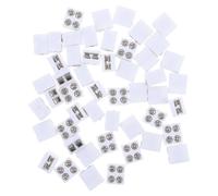 50 Piezas Conector LED sin Soldadura de 2 Pines y 8mm, Blanco | Diseño Tornillo, Plástico, Compatible 22awg 20awg 18awg 16awg, Fijación de Tira y Cable