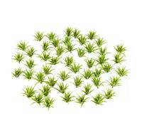 50 piezas de arbustos verdes, modelo de arbusto, plantas artificiales, ferrocarril, juego de guerra,