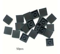 50 piezas de baldosas 2x2 DIY Enlighten, bloques de construcción de plástico liso 3068, baldosas , juguetes, placas base para carretera, accesorios