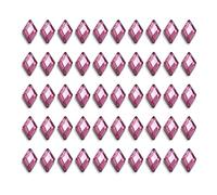 50 piezas de diamantes de imitación geométricos para uñas, arte de uñas, decoración de uñas de cristal, accesorios para decoración de uñas