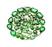 50 piezas de diamantes de imitación para coser en garras de cristal transparente con parte trasera plana con agujero para joyería, ropa, vestido, decoración de disfraces, piedra de cristal para