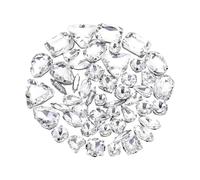 50 piezas de diamantes de imitación para coser en garras de cristal transparente con parte trasera plana con agujero para joyería, ropa, vestido, decoración de disfraces, piedra de cristal para