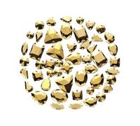 50 piezas de diamantes de imitación para coser en garras de cristal transparente con parte trasera plana con agujero para joyería, ropa, vestido, decoración de disfraces, piedra de cristal para