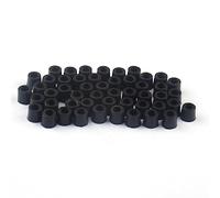 50 piezas de manguera de carga de aire acondicionado de 1/4 pulgadas, junta de válvula de 1/4 pulgadas, kit de sellado de reparación de colector de resistencia de repuesto