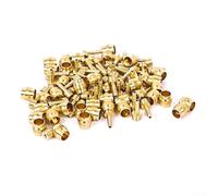 50 piezas de manguera de freno de disco hidráulico oliva y kit de inserción en oro, manguera de freno de bicicleta y kit de conector de púas para BH59 / BH90 / Sram / Magura Systems