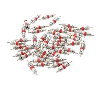 50 piezas de manguera de goma para coche, bicicleta y motocicleta, tipo sin cámara, inserto de válvula