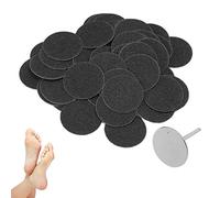 50 piezas de papel de lija removedor de callos eléctrico, accesorios de repuesto de herramienta de pedicura de discos con eje(φ25mm)