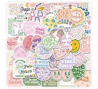 50 piezas de pegatinas danesas de colores tipo B, pegatinas de grafiti de acuarela, pegatinas de libros y pegatinas de álbumes de fotos, aptas para teléfonos móviles y frigoríficos