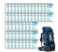 50 Piezas de Polvo Absorbente de orina - Gel Absorbente de Caca y orina | Herramienta portátil de gelificación de residuos líquidos de desodorización para Acampar, Pescar, Viajar, Hacer Senderismo